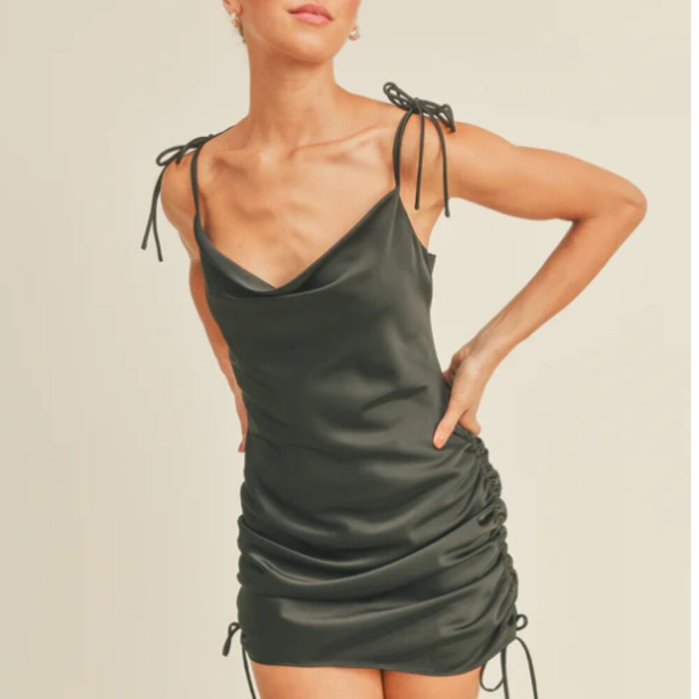 SOLD OUT!!! Reset by Jane Cara Dress! Black satin!